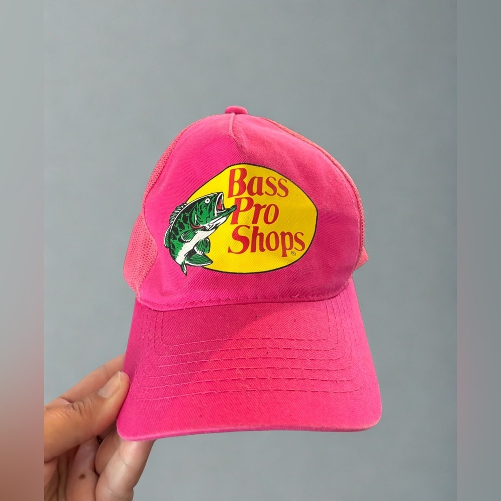 Bass Pro Shops "Gone Fishing" Pink Trucker Hat - Unisex